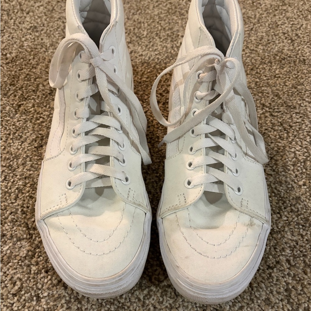 Vans Classic White High-Top Sneakers